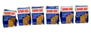 Band-Aid Flexible Fabric Assortment Lot of 6 Boxes 30 in Each Box S7764