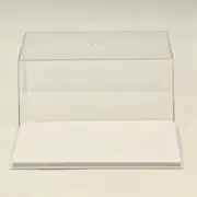 Acrylic Boxes Display CaseTransparent DustProof for 1/72,1:43 Toy Car Model 6''