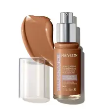 Revlon Illuminance Skin-Caring Foundation Medium Coverage, 505 Rich Sand, 1 floz