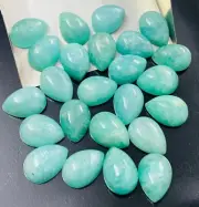 AAA Quality Natural Amazonite Pear Shape Cabochon Loose Gemstone 3x5mm - 12x16mm