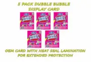 Candy machine OEM Vending Display Card Heat Seal Lamination Tab Gum