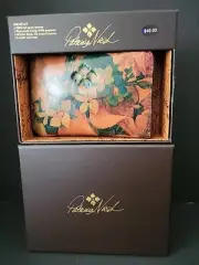 PATRICIA NASH Reala 100% Leather Mini Wristlet W/Strap/Clutch NWT In Box Floral