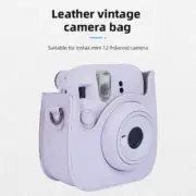 Mini 12/11/9/8 Instant Film Camera PU Leather Soft Shoulder Strap Camera Bag