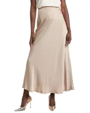 Kenneth Cole Bias Flare Maxi Skirt