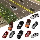 10 Pieces 1/64 Diecast Model Car Classic for S Scale Fairy Garden Miniatures