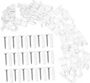 MUELODSIC 30Pcs Curtain Clips for Roller Shades Lightweight Flexible Blind Safety Hooks for Various Curtain Chains User Friendly Installation Ample Supply for Home Office