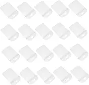 IWOWHERO 50Pcs Reusable Sealing Bags Transparent Multi Function Storage Pouches for Jewelry Pills and Items Wear Resistant Easy to Open Design