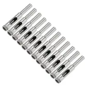 12pcs 8mm Diamond Drill Bit Hole Saw for Tile Glass Marble Tool Silver Tone