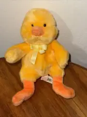 Russplus Yellow Orange Duckling Duck 8" Plush