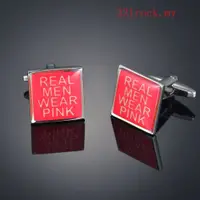 在飛比找蝦皮購物優惠-盒裝 REAL MEN WEAR PINK 法式袖襯衫袖釘襯