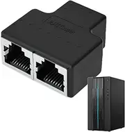 RJ45 Connectors Ethernet Coupler RJ45 Network Cable Prolong Coupler Network Cable End Flexible Extender Cat5 Cat6 Connector Ethernet Cable Joiner Network Extender Adapter Workplace Networking Solution