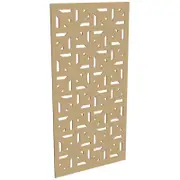 ProtectorAl 300-1200w x 1201-2400h Gold Matt/Gloss White Mosaic Unframed Composite Deco Panel