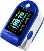 Pulse Oximeter Fingertip, Blood Oxygen Saturation Heart Rate Monitor,OLED Screen
