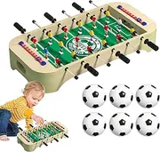 Football Table Game, Wood Football Board Games Desktop Games, Soccer Board Game, Fun Indoor Family Game, Desktop Soccer Board Game, Easy to Use, Portable for Festivities
