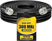 Foboiu RG8x Coaxial Cable - 70 ft, PL259 UHF Male-to-Male Cord, CB Coax Cable 50 Ohm, Includes 30ft/40ft/50ft/60ft/70ft/80ft/100ft for Radios, Antenna Analyzers, Antenna Tuners, SWR Meter