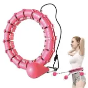 Smart Hula Hoop, 2 in 1, Smart Exercise Hoop, Pink