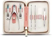 Personal Care Pedicure Set Stainless Steel Beauty Set 7-Piece Nail Clipper Set Lightweight and Travel-Friendly Manicure Set