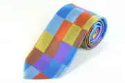 Lord R Colton Masterworks Tie - Manarola Bronze Purple Geo Silk Necktie - New