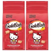 Goldfish Crackers Grahams Hello Kitty STRAWBERRY SHORTCAKE Snack 6.1Oz 2 Bags