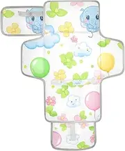 Reusable Changing pad with Tissue Pocket Diaper mat Changing pad with Built-in Pillow