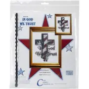 Cody Country Crossstitch Patterns In God We Trust - NEW