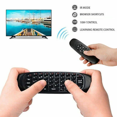Mini 2.4G Remote Control Wireless Keyboard Air Mouse Android For PC BOX TV