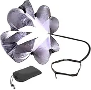 Sprint Parachute, Speed Parachute Resistance Parachute with Adjustable Strap Running Sprint Parachute to Improve Speed Endurance Strength Football Football Drilling