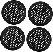 GARVALON 4pcs Black Speaker Grills for Tweeter Subwoofer Durable Protective Mesh Cover Enhances Car Audio Aesthetic Fits Speaker Modification Parts