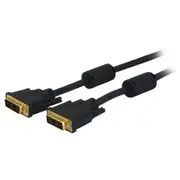 Pro2 DVI-D Lead Single Link Cable Male Computer Monitor Connector Black 10M