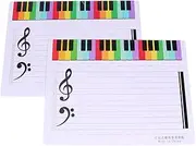 Operitacx Bulk Dry Erase Board Music Whiteboard Mini Whiteboard Pack Stickers for Home Practice