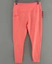 NWT Vineyard Vines Heathered Performance Leggings Light Neon Melon size XS