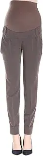 9fashion(ナインファッション) Maternity Pants FEROX Center Press Over Bump Maternity Pants