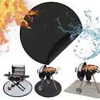 Double-sided Fireplace/Fire Pit Pad Camping Fireproof Cloth BBQ Grill Outdoor