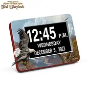 'Majestic Moments' Eagle Art Easy-Read Clock