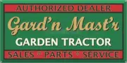GARD'N MAST'R GARDEN TRACTOR DEALER VINTAGE SIGN REMAKE ALUMINUM SIZE OPTIONS