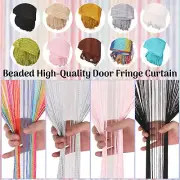 Shimmering Hanging String Curtain Panels Patio Door Fly Screen Room Divider