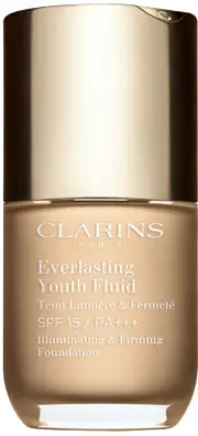 Clarins Everlasting Youth Illuminating foundation fluid SPF 15 color 101 Linen 30 ml