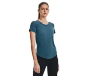 3 X Womens Under Armour Streaker Blue Reflective Short Sleeve Athletic Shirt
