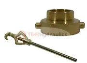FIRE HYDRANT ADAPTER COMBO 1-1/2" NST(F) x 1" NPT(M) w/Hydrant Wrench