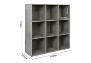 HUFF 9 Cube Bookshelf