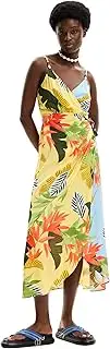 [Desigual] Women's Swim_Tropical Leave One Piece Swimsuit
