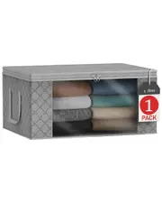 Sorbus Foldable Storage Organizer Bag with Window & Handles