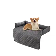 Plaid Water-resistant Sofa Pet Blanket Mat with Pillow