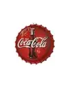 Mancave Coke Cola Bottle Cap Sign 35cm
