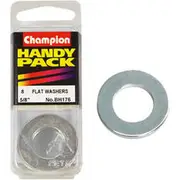 Champion Handy Pack Steel Flat Washers BH176, 5/8"