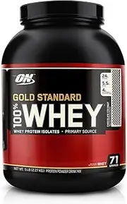 Optimum Nutrition 100% Gold Standard Whey Protein 5lbs 2.27kg [Flavour Options: Choc Coconut]