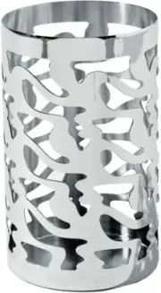 Alessi SG33 Breadstick holder Ethno, Silver