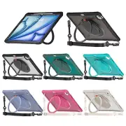 Shockproof Handle Stand Case with Magnetic Pencil Slot for iPad Air 13" (2024)