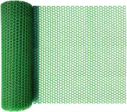 Upgraded Chicken Wire Fence Mesh - 40CM x 500CM Black/Green/White Colors Hexa...