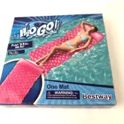 Bestway H20 Go! Float'n Roll Air Mat Pink 86"X33" New
